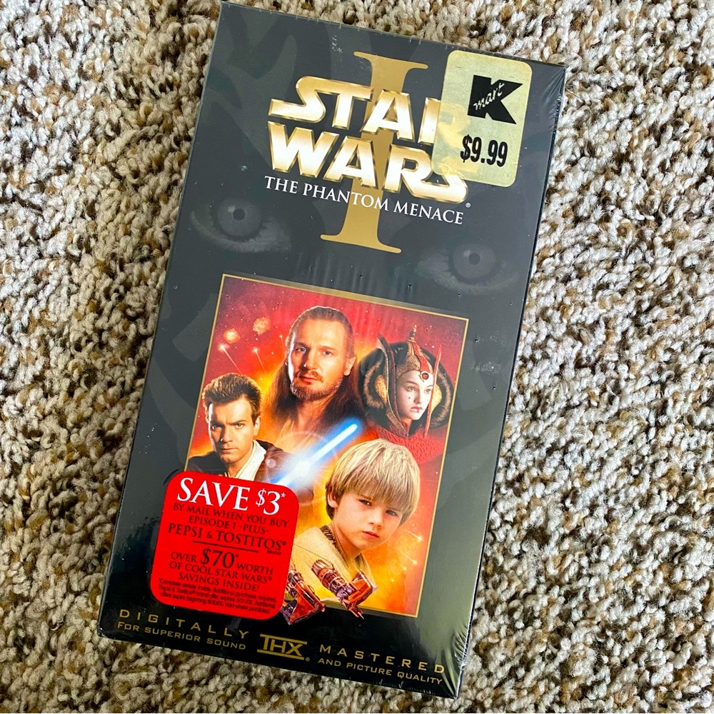 Star Wars-The Phantom Menace (1999) VHS in original packaging
